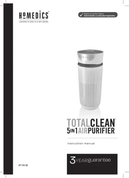 Homedics TotalClean AP-T40