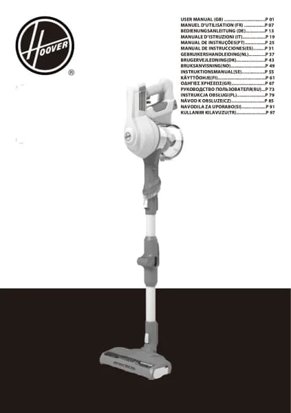 Hoover H-Free 100 HF122CAR 011