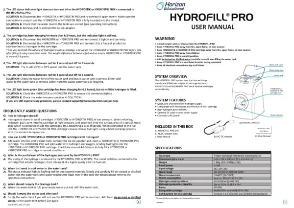 Horizon Hydrofill Pro FCH-020