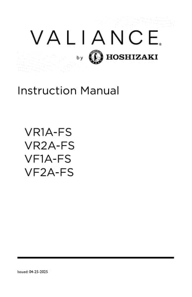 Hoshizaki Valiance VR1A-FS