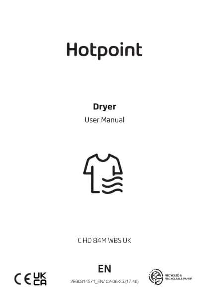 Hotpoint C HD 84M WBS UK