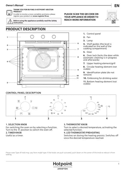Hotpoint HAO3 K35H B