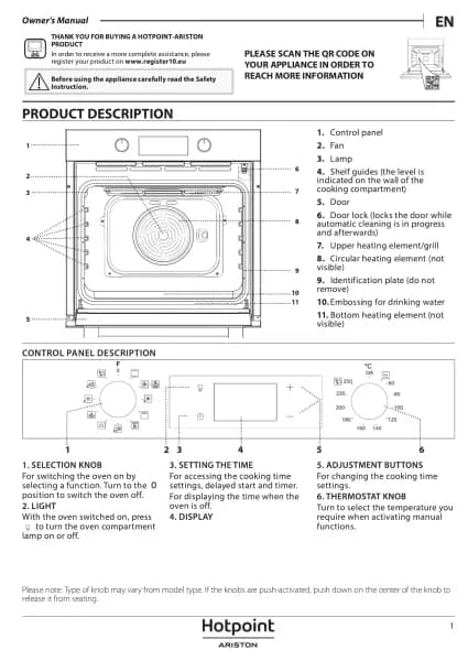 Hotpoint HAO3 K58H X