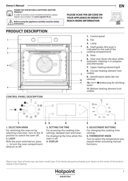 Hotpoint HAO3 K58HSU1 X