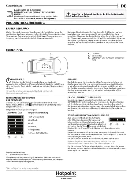 Hotpoint HASD18A011A1