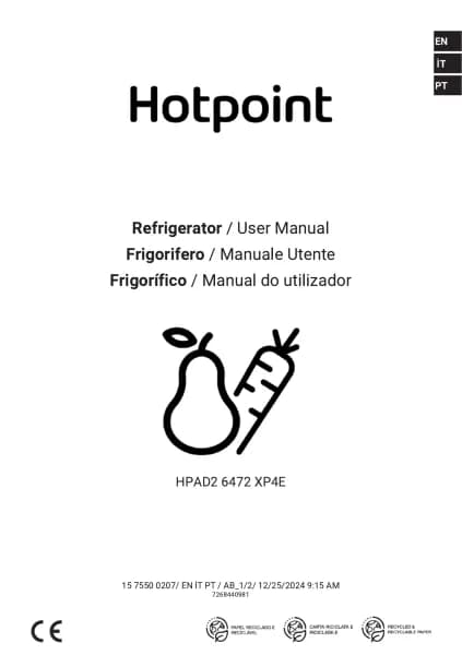 Hotpoint HPAD2 6472 XP4E