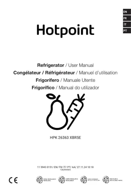 Hotpoint HPK 26363 XBR5E