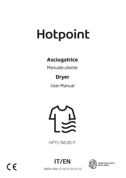 Hotpoint HPTS 74D BS IT