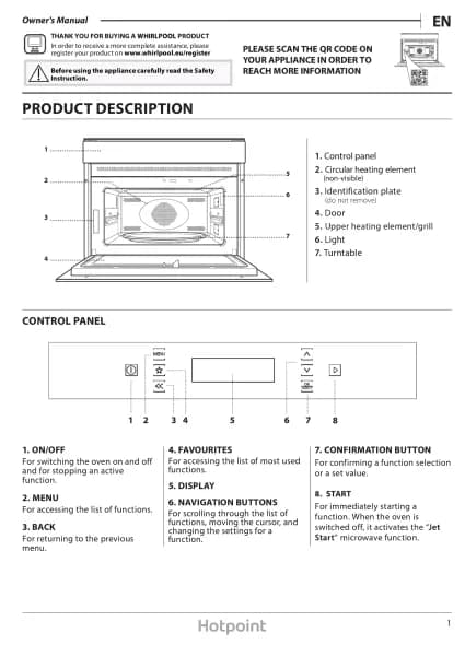 Hotpoint MP 996 BM H