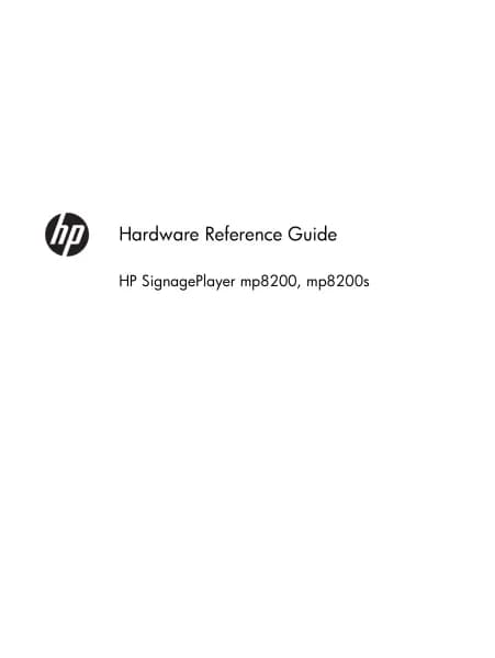 HP SignagePlayer mp8200