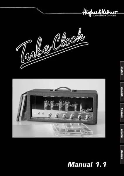 Hughes & Kettner Tube Clock