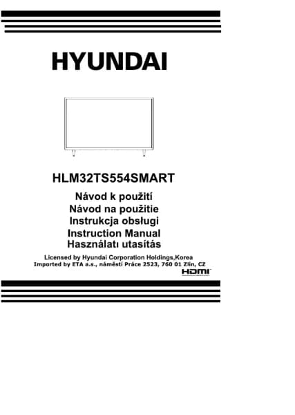 Hyundai HLM 32TS554 SMART