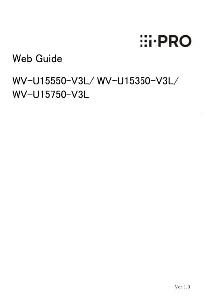 I-PRO WV-U15350-V3L