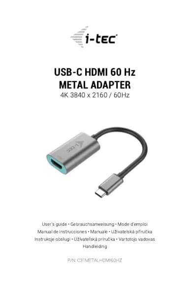 I-Tec C31METALHDMI60HZ