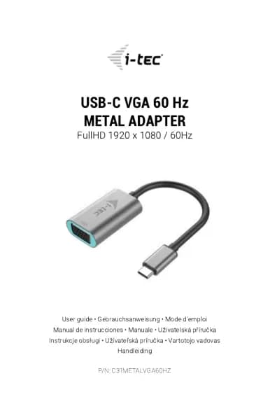 I-Tec C31METALVGA60HZ