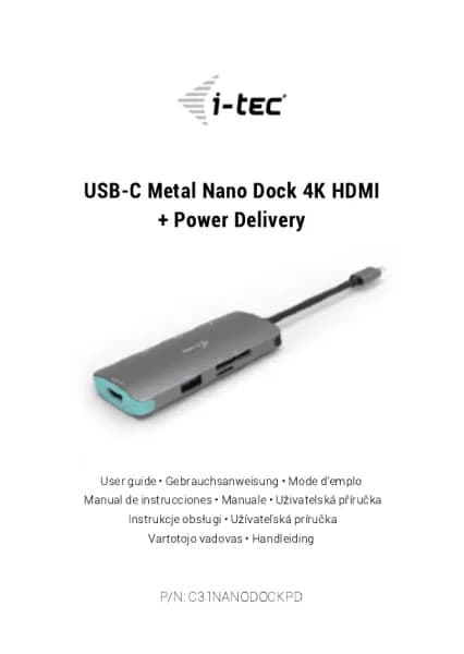 I-Tec C31NANODOCKPD