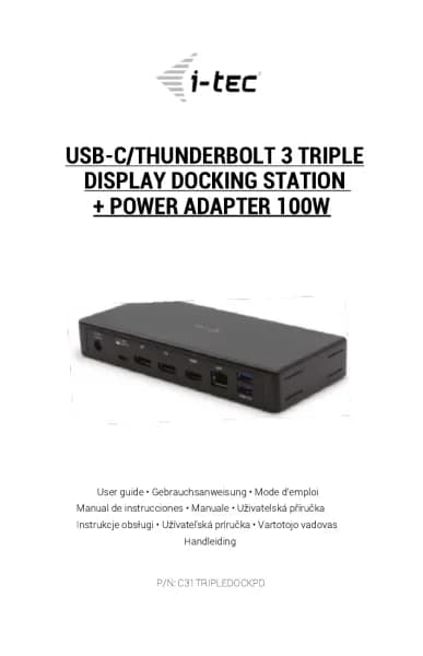 I-Tec C31TRIPLEDOCKPD