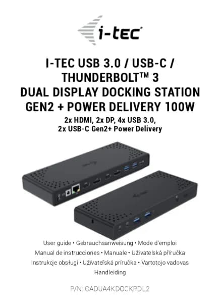 I-Tec CADUA4KDOCKPDL2UK