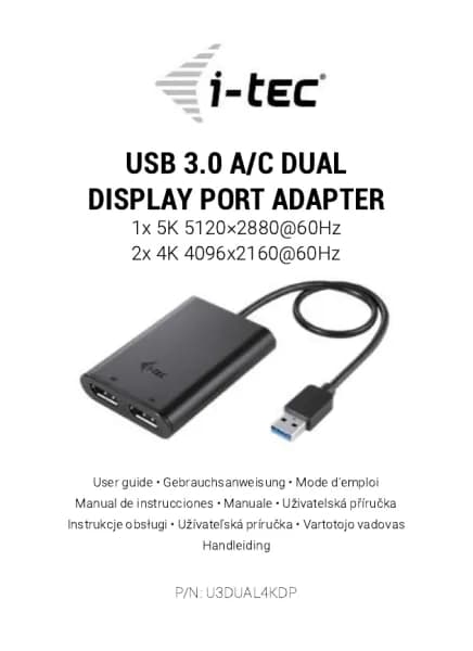 I-Tec U3DUAL4KDP