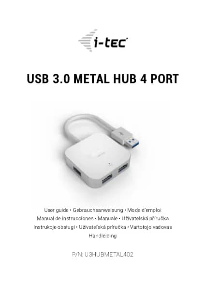 I-Tec U3HUBMETAL402