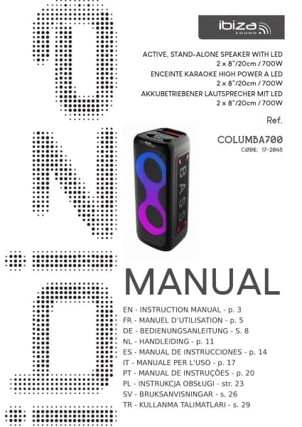 Ibiza Sound COLUMBA700