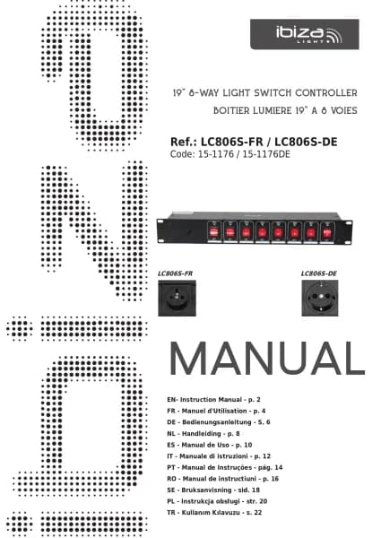 Ibiza Sound LC806S-FR