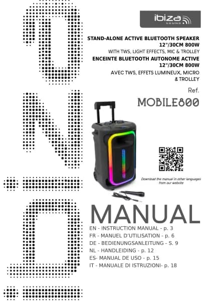 Ibiza Sound MOBILE800