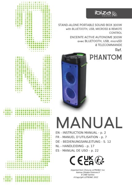 Ibiza Sound PHANTOM