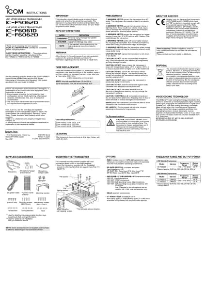 Icom IC-F6062D