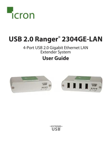Icron USB 2.0 Ranger 2304GE-LAN