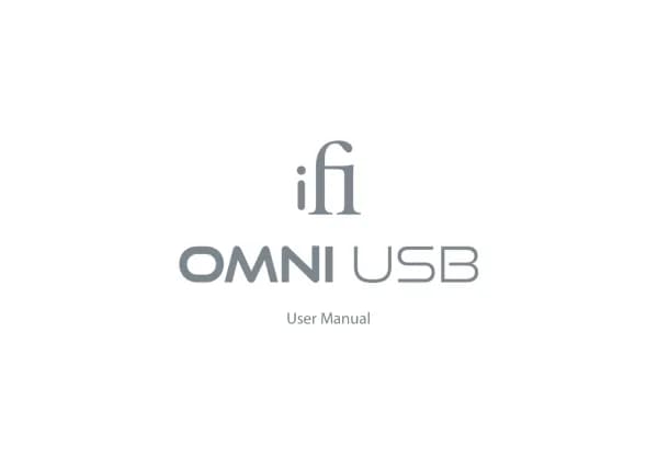 IFi Audio Omni USB