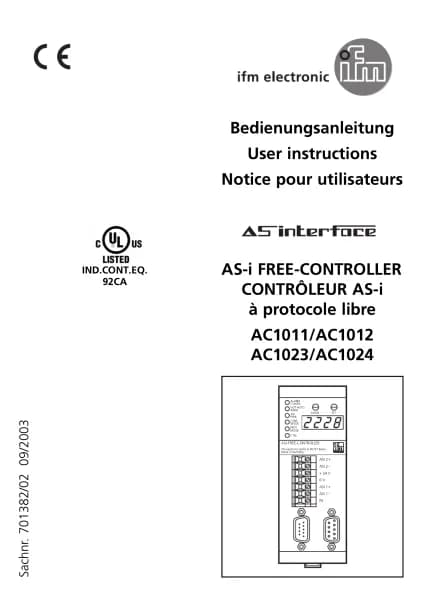 IFM AC1012