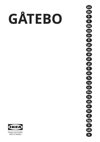 IKEA GÅTEBO 005.976.55