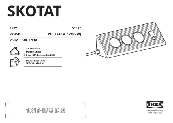 IKEA SKOTAT 805.557.36