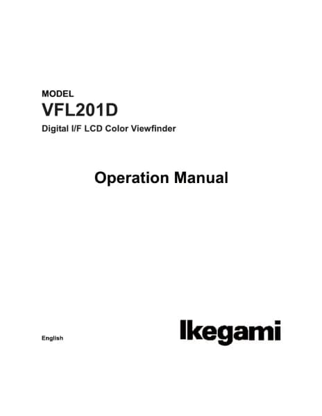 Ikegami VFL201D