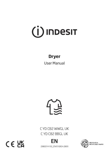 Indesit C YD C82 BBGL UK