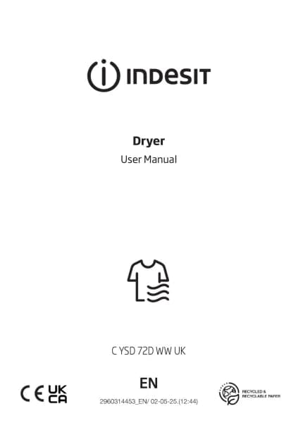 Indesit C YSD 72D WW UK