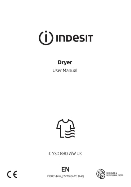 Indesit C YSD 83D WW UK