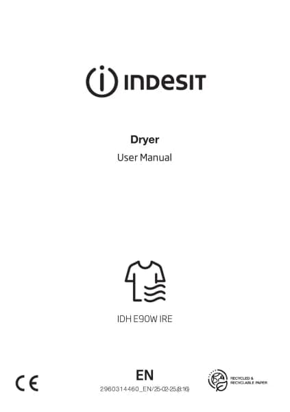 Indesit IDH E90W IRE
