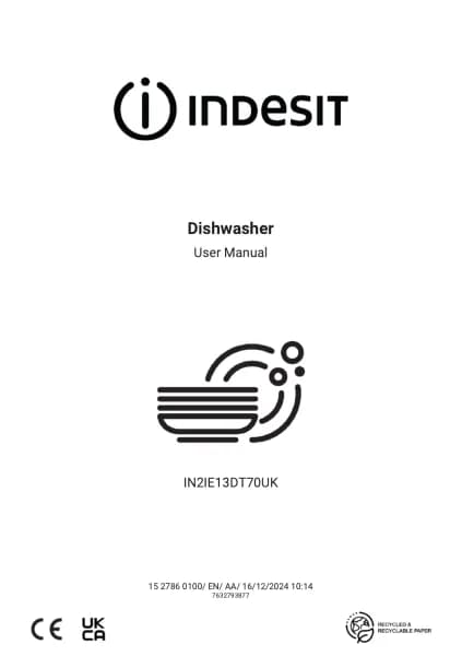 Indesit IN2IE13DT70UK