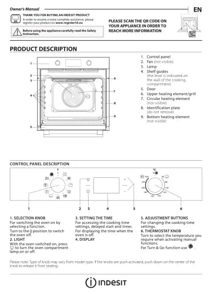 Indesit IO 258HU X UK