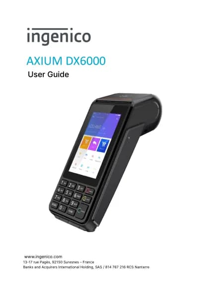 Ingenico AXIUM DX6000