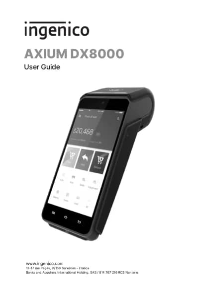 Ingenico AXIUM DX8000