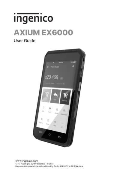 Ingenico AXIUM EX6000