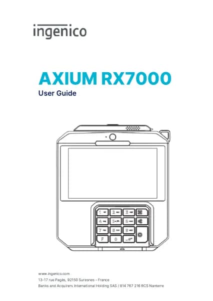 Ingenico AXIUM RX7000