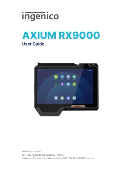 Ingenico AXIUM RX9000