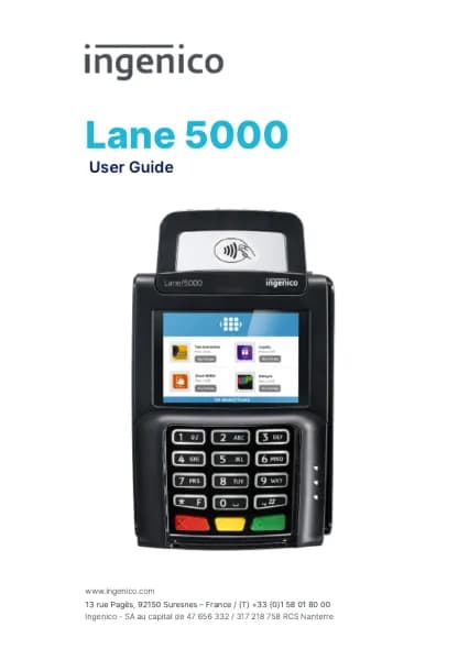 Ingenico Lane 5000 LE