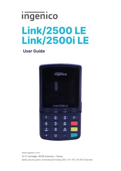 Ingenico Link/2500 LE