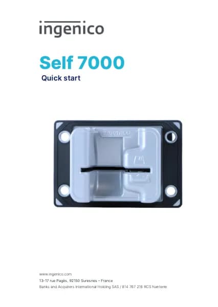 Ingenico Self 7000