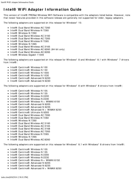 Intel Centrino Advanced-N 6205